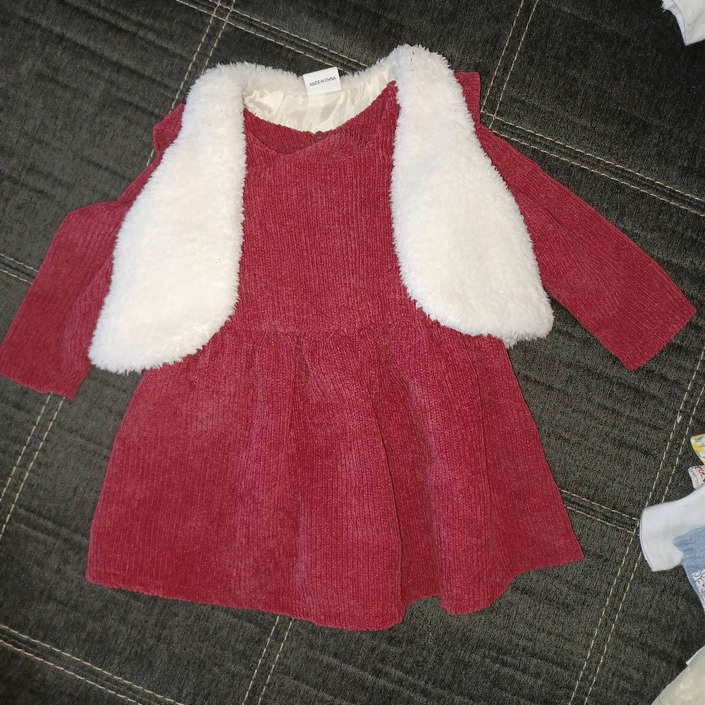 3/6 month, Red dress